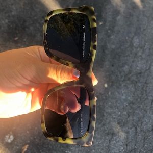 Balmain tortoise sun glasses